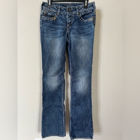 Silver Jeans Denim - Silver Jeans Julia Women's Boot Cut Western Glove Works Denim Size W28 / L34